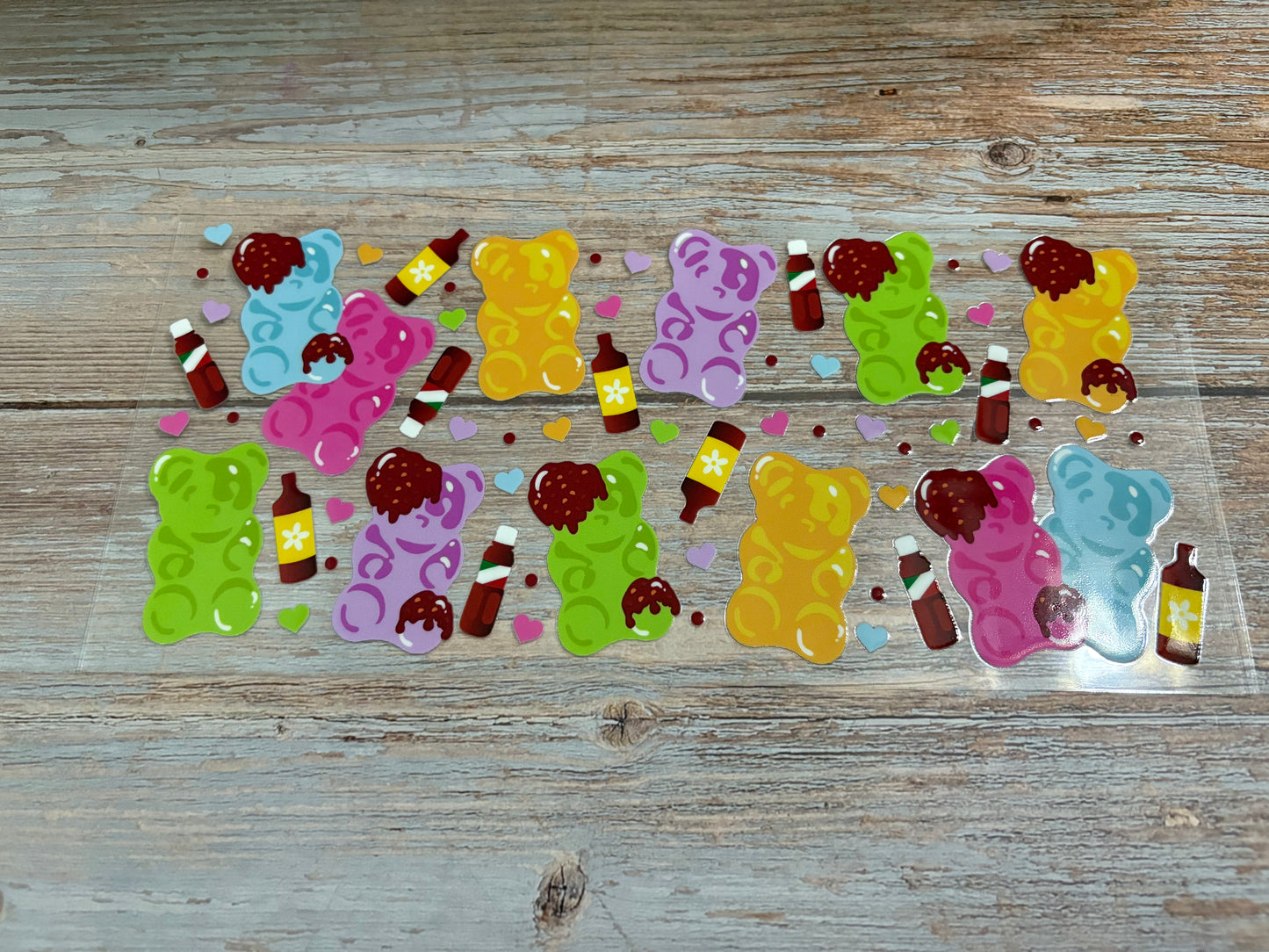 Chimoy and Tajin Gummy Bears - Whimsical Cups