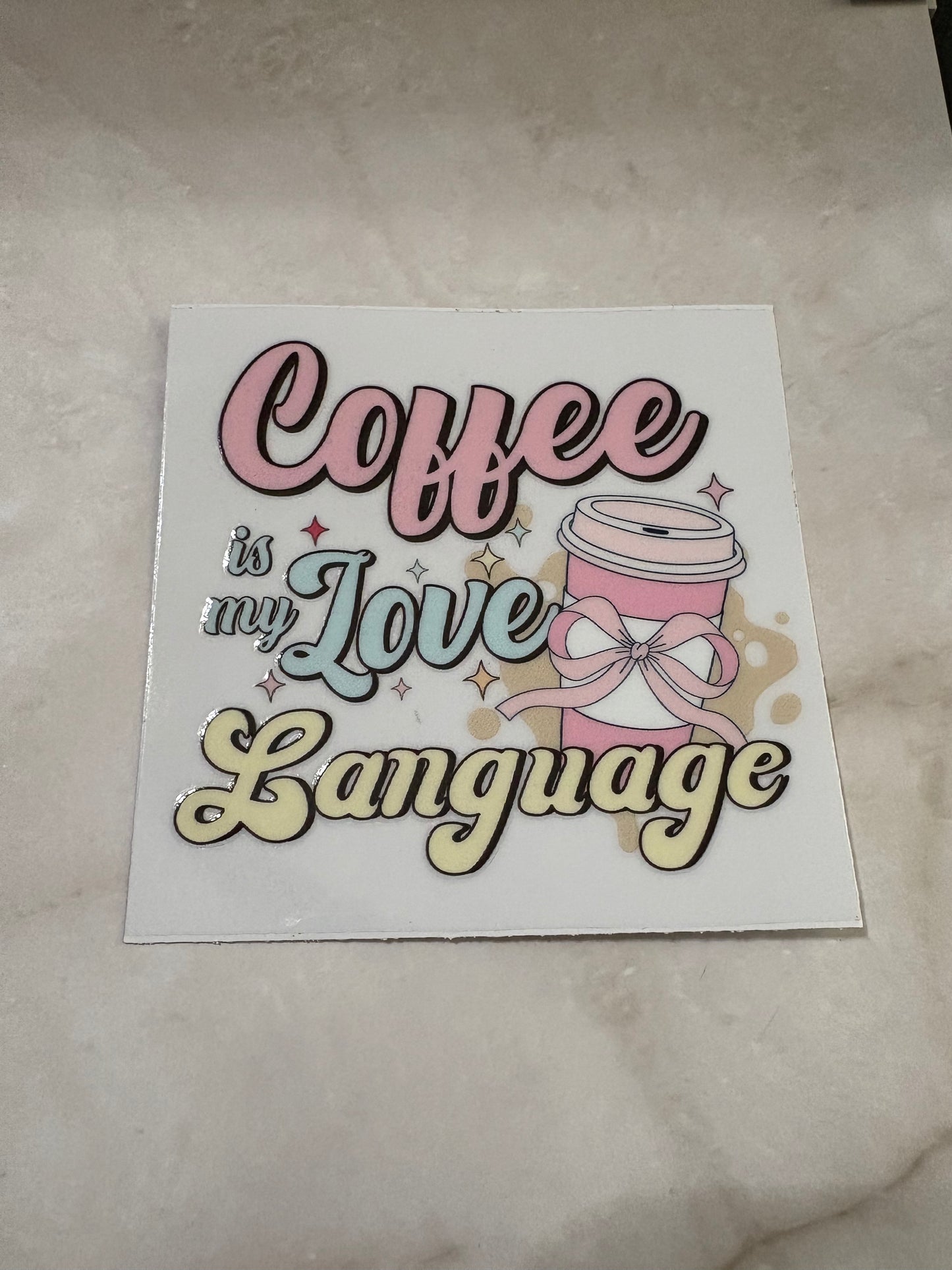 Coffee is my Love Language - Whimsical Cups