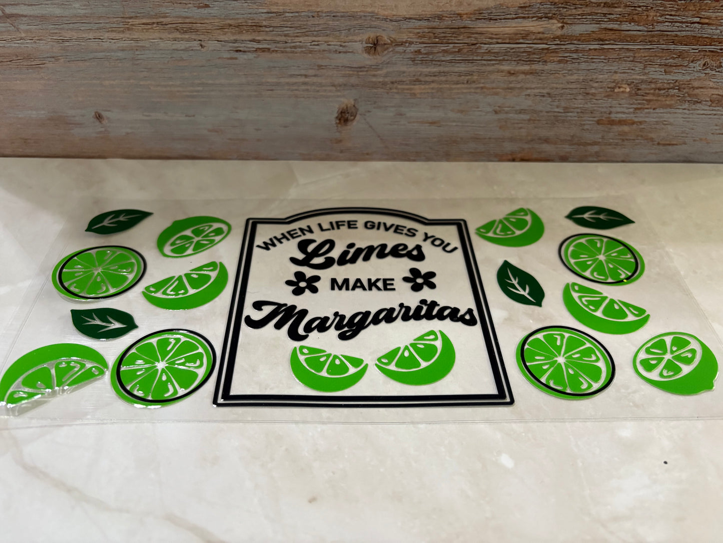 When Life Gives you Limes  Make Margaritas - Whimsical Cups