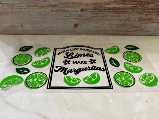 When Life Gives you Limes  Make Margaritas - Whimsical Cups