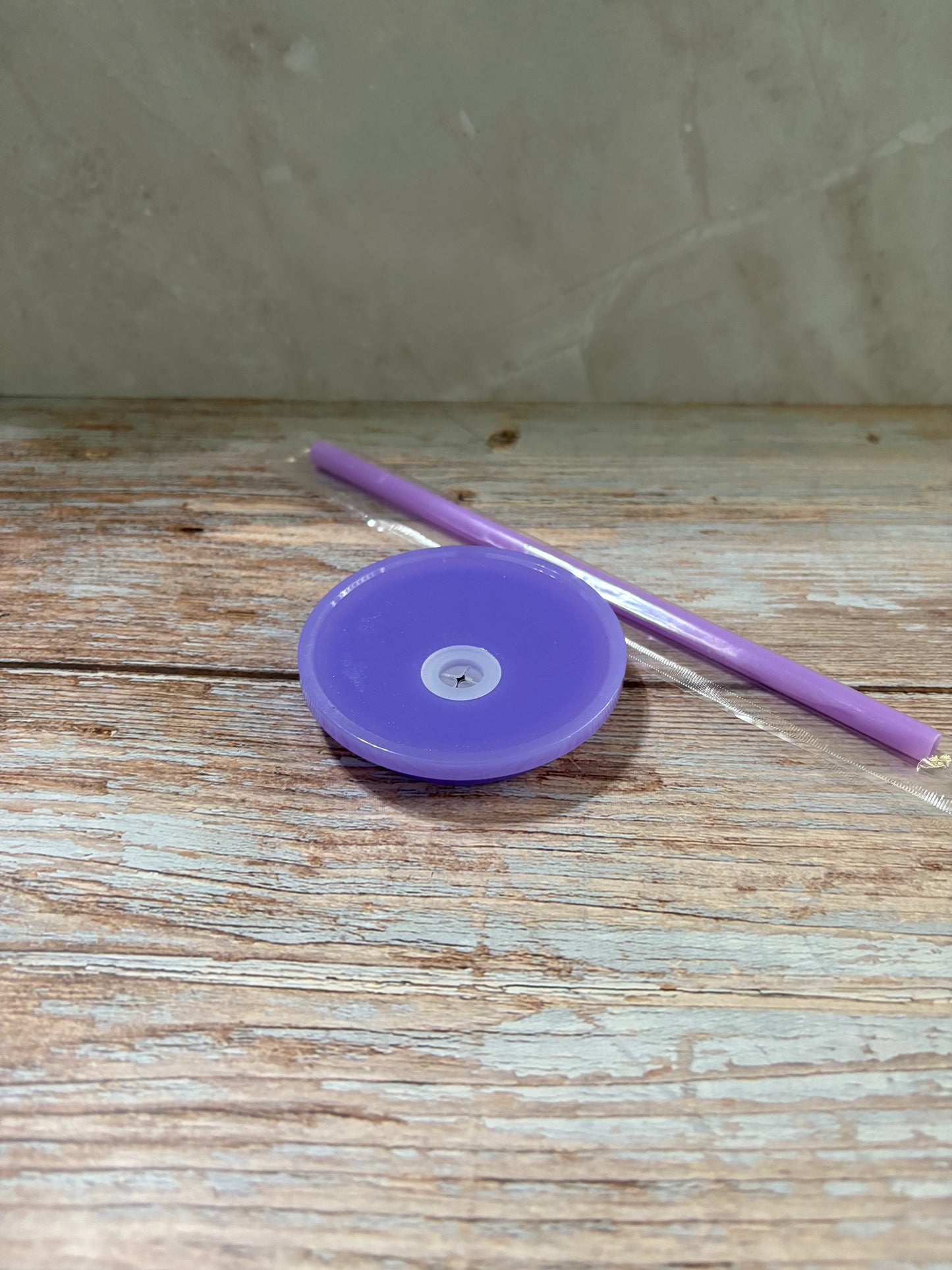Colorful Acrylic Lid and Straw for 16oz Cups - Whimsical Cups