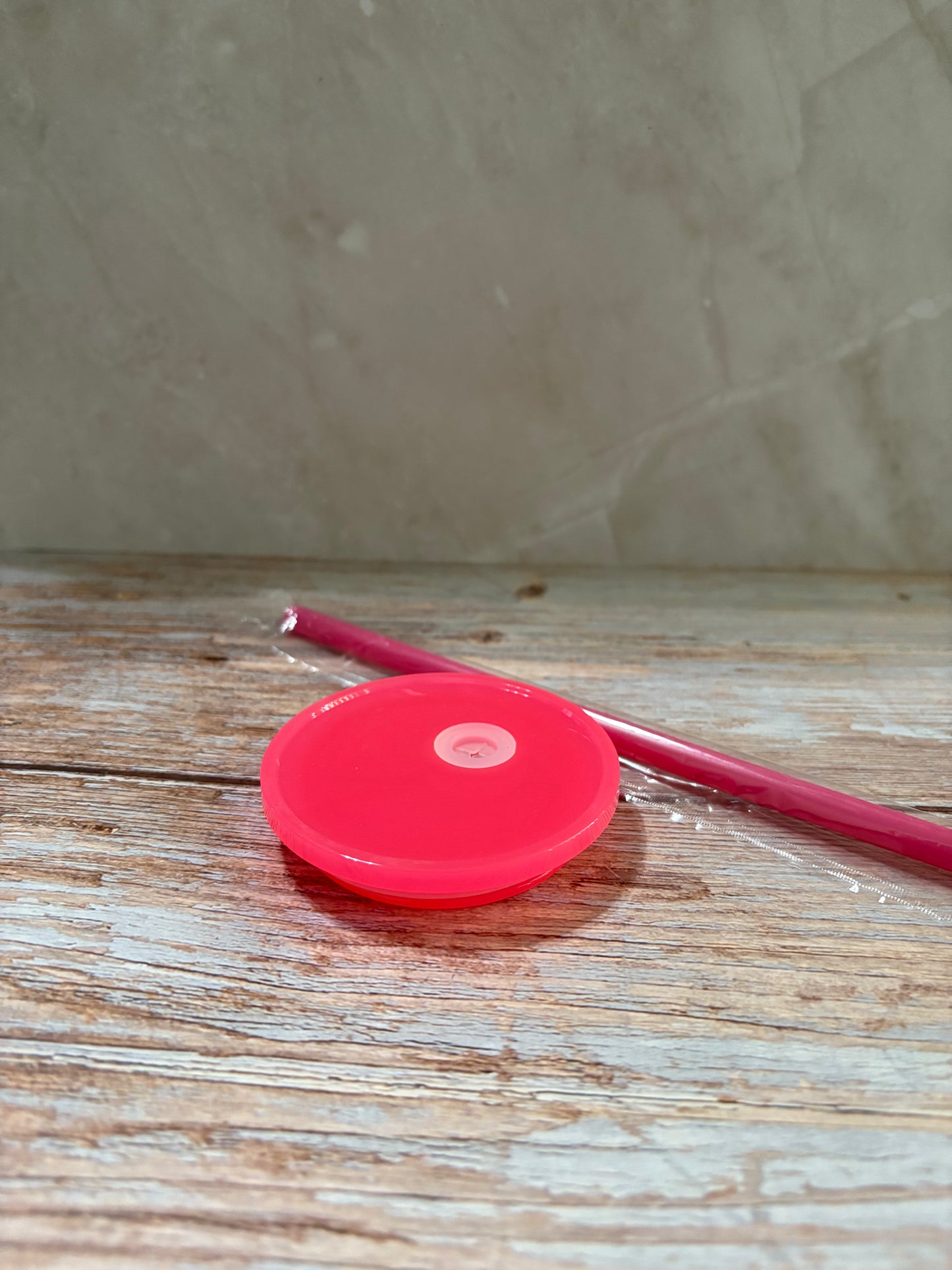 Colorful Acrylic Lid and Straw for 16oz Cups - Whimsical Cups