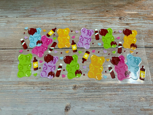 Chimoy and Tajin Gummy Bears - Whimsical Cups