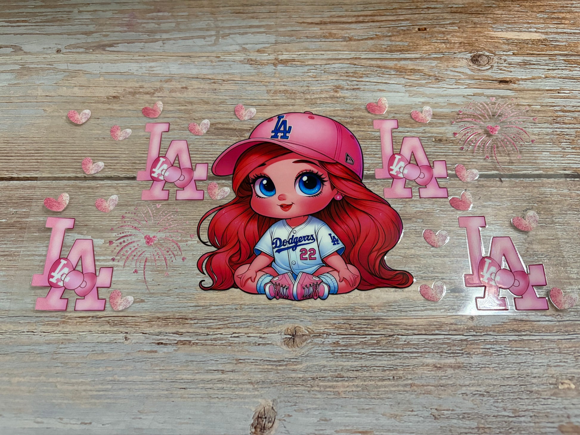 Pink LA Dodgers - Whimsical Cups