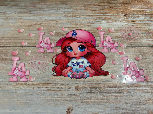 Pink LA Dodgers - Whimsical Cups