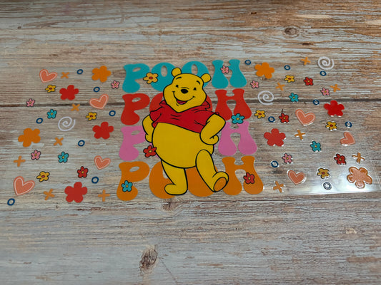 Pooh and Flowers - Whimsical Cups