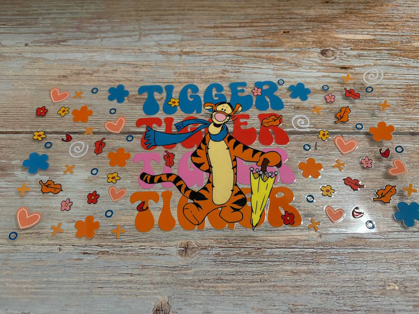 Tigger and Flowers - Whimsical Cups