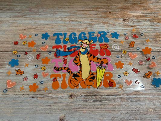 Tigger and Flowers - Whimsical Cups