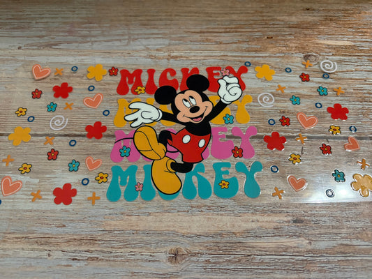 Mickey and Flowers - Whimsical Cups
