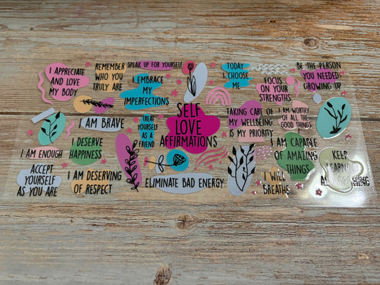 Self Love Affirmations - Whimsical Cups