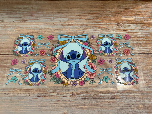 Stitch and Flowers - Whimsical Cups