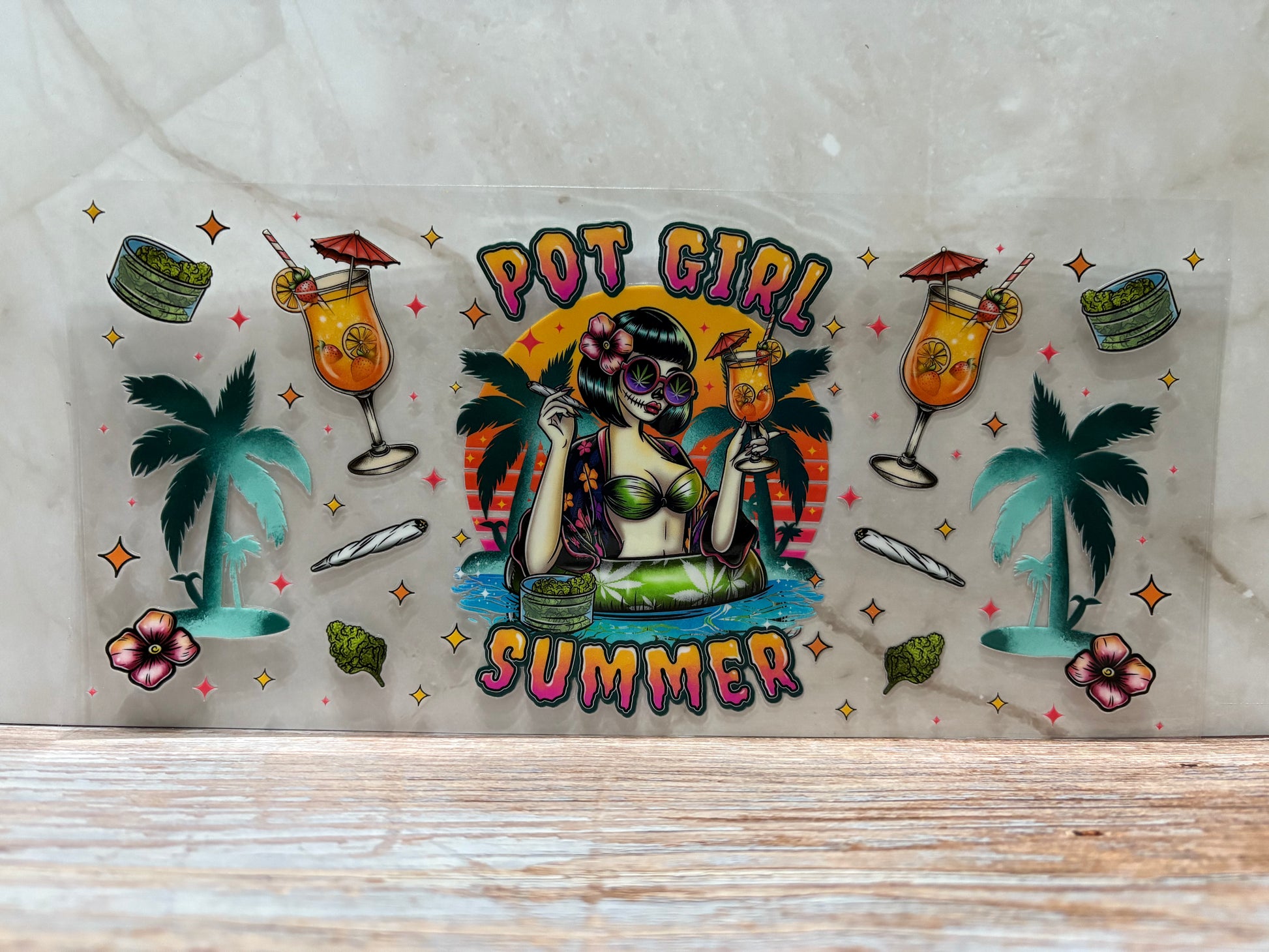 Pot Girl Summer - Whimsical Cups