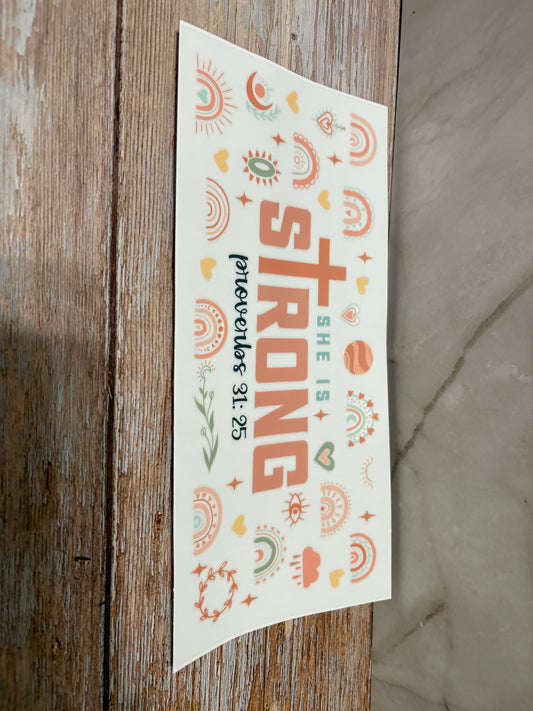 She is Strong - Whimsical Cups