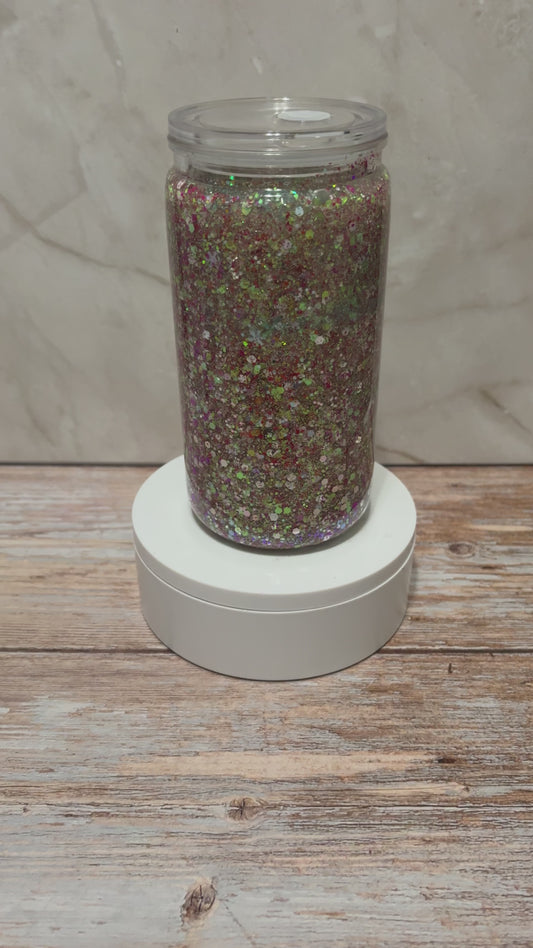 16oz Slow Flow Snow Globe Tumbler- Add a wrap of your choice to your cart