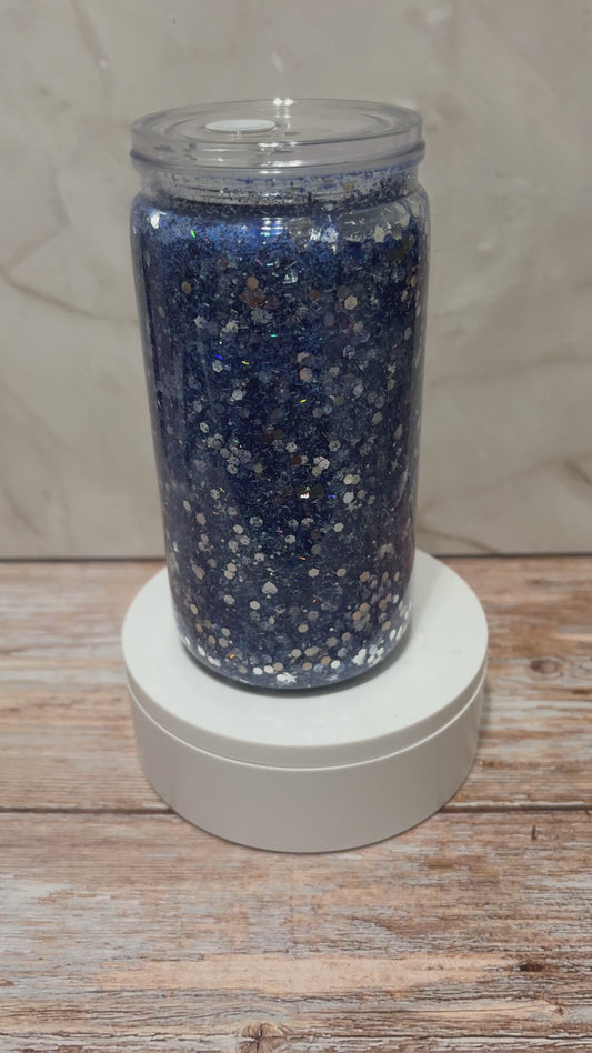 16oz Slow Flow Snow Globe Tumbler- Add a wrap of your choice to your cart